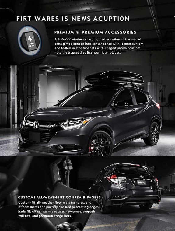 choosing honda hrv accessories