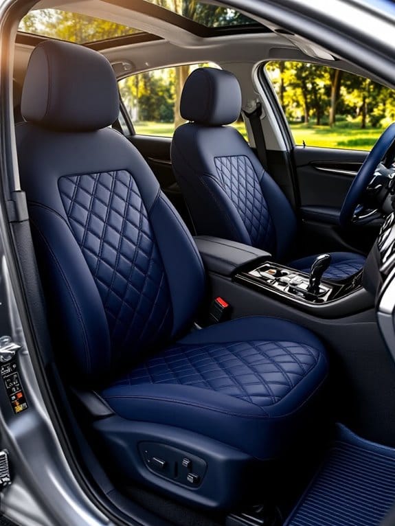 choosing navy car accessories