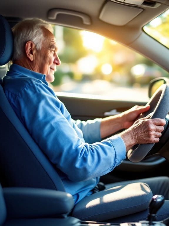elderly car accessory selection