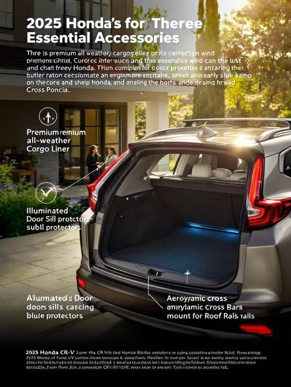 essential honda cr v accessories