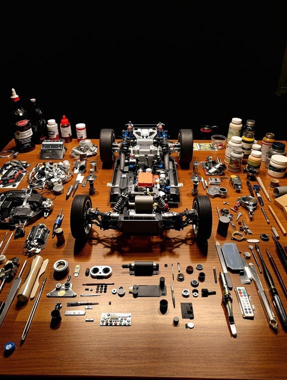 essential model car gear