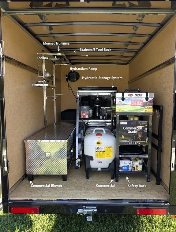 lawn care trailer accessories considerations