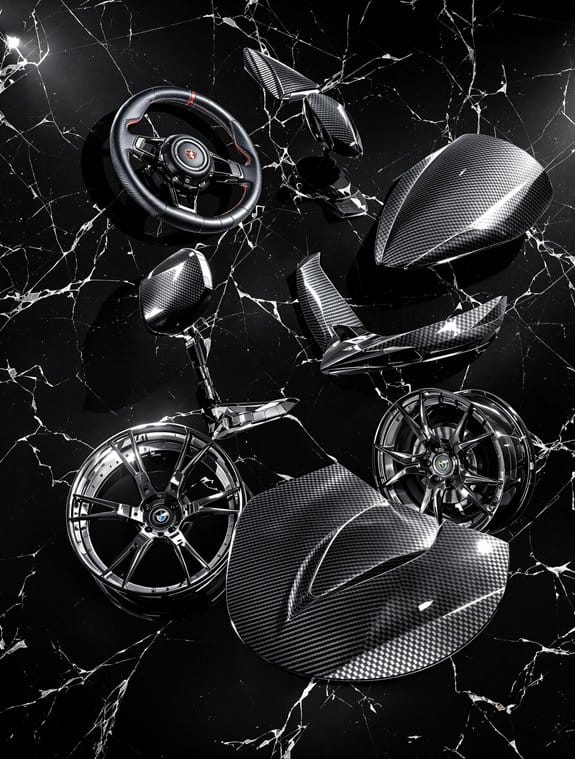 luxury carbon fiber accessories