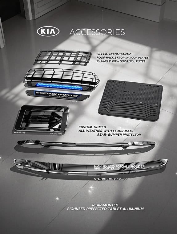 selecting kia sorento accessories