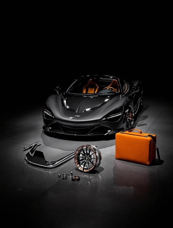 selecting mclaren car accessories