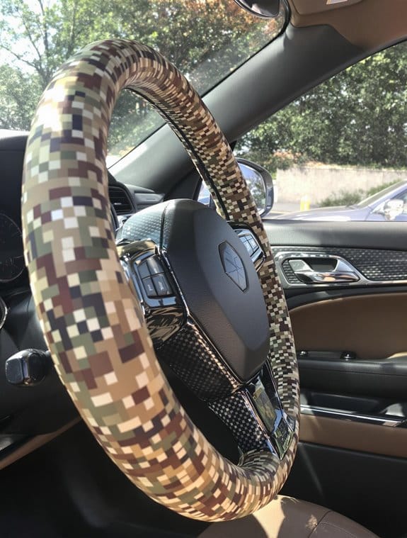 stylish camouflage car accessories