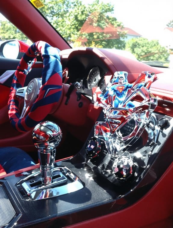 superman themed car accessories