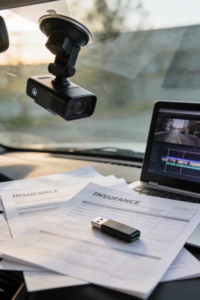 admissible dashcam footage specifics