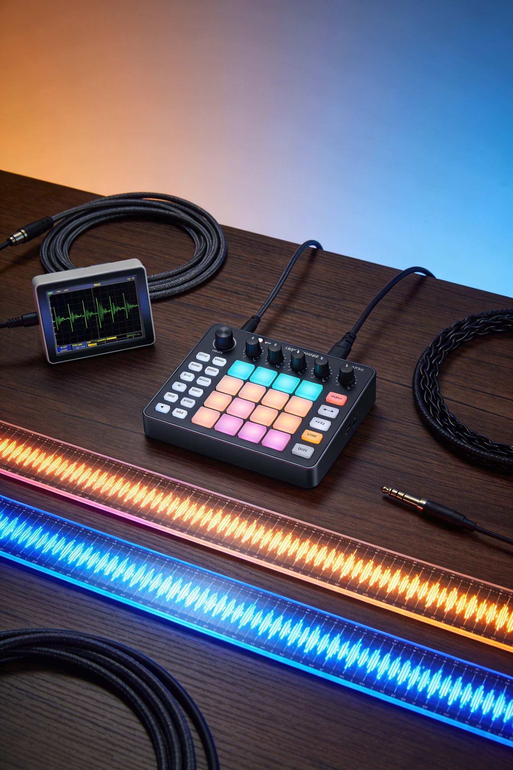 audio driven led lighting control