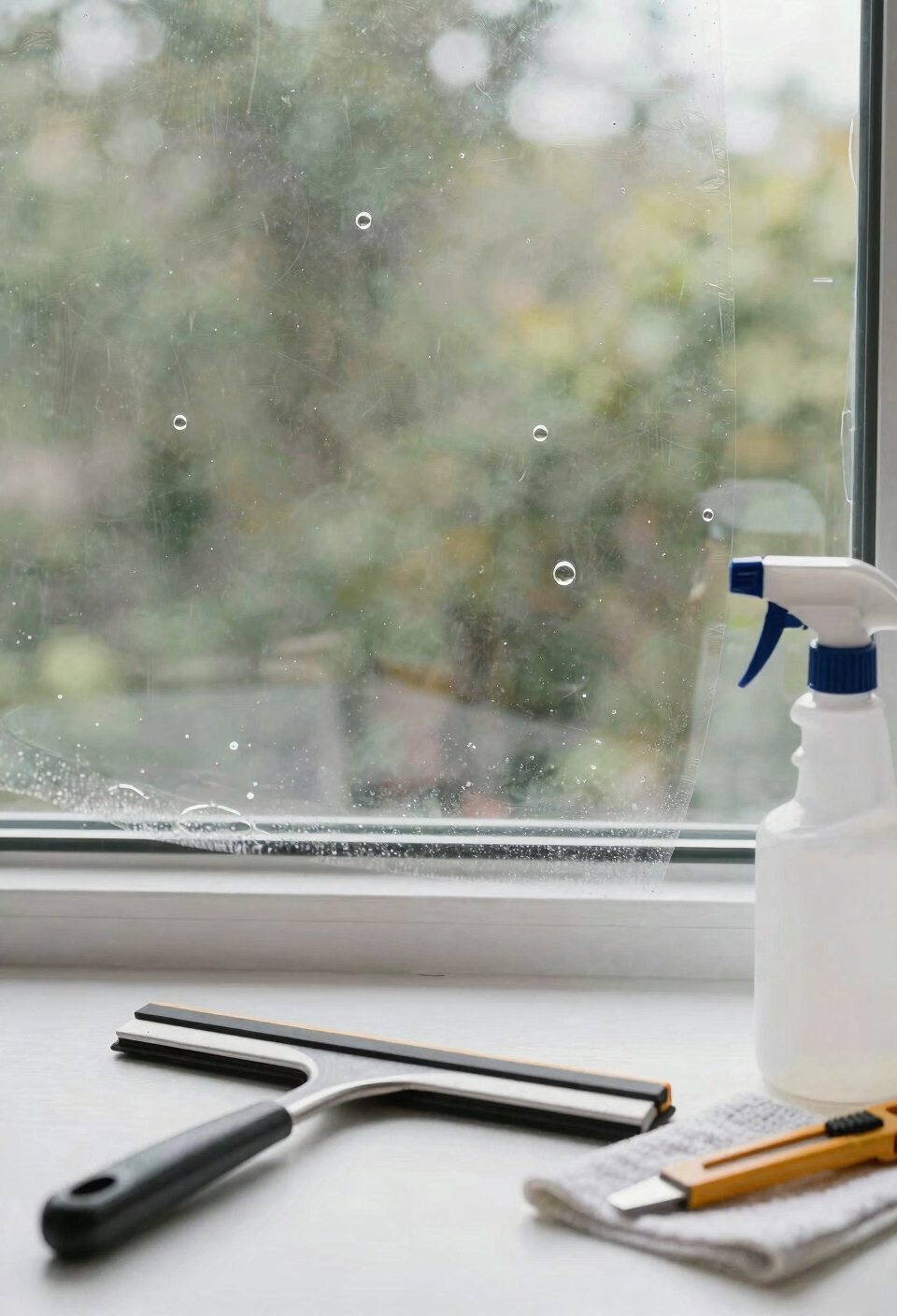 avoid bubbles clean wet align