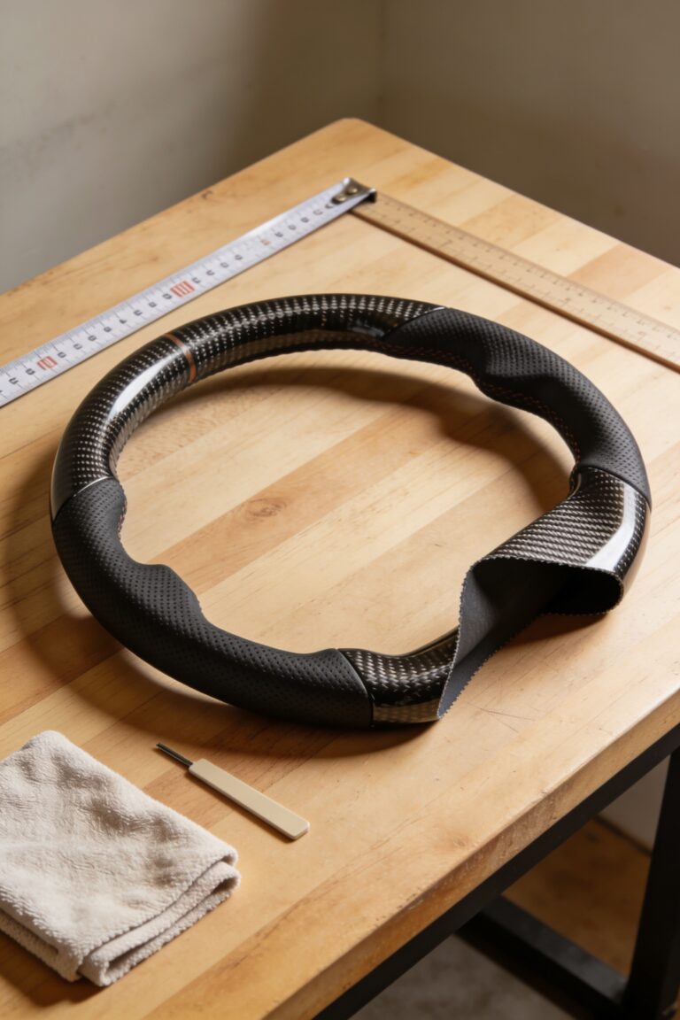 carbon fiber steering wheel sizing