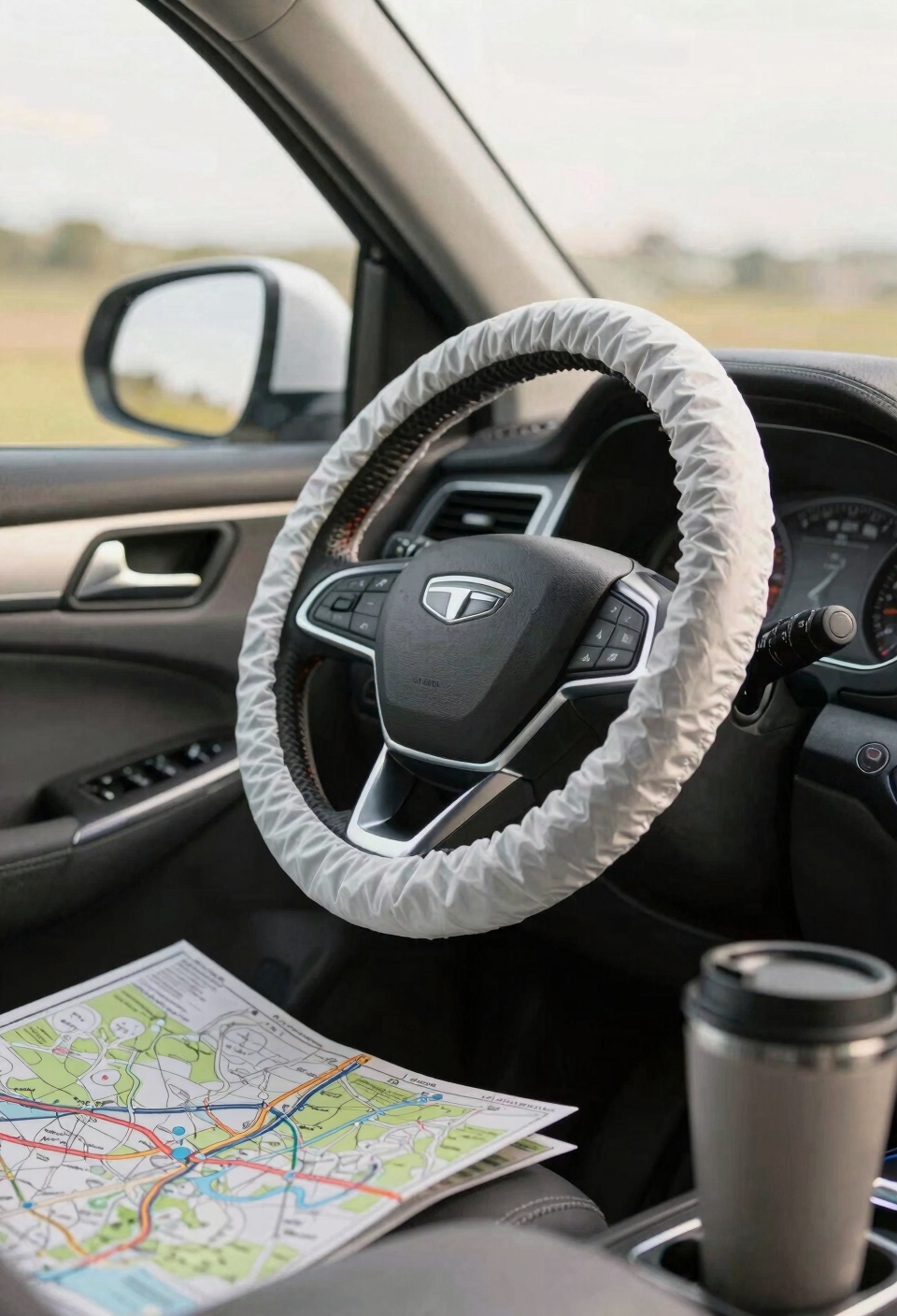 cushioned breathable steering comfort