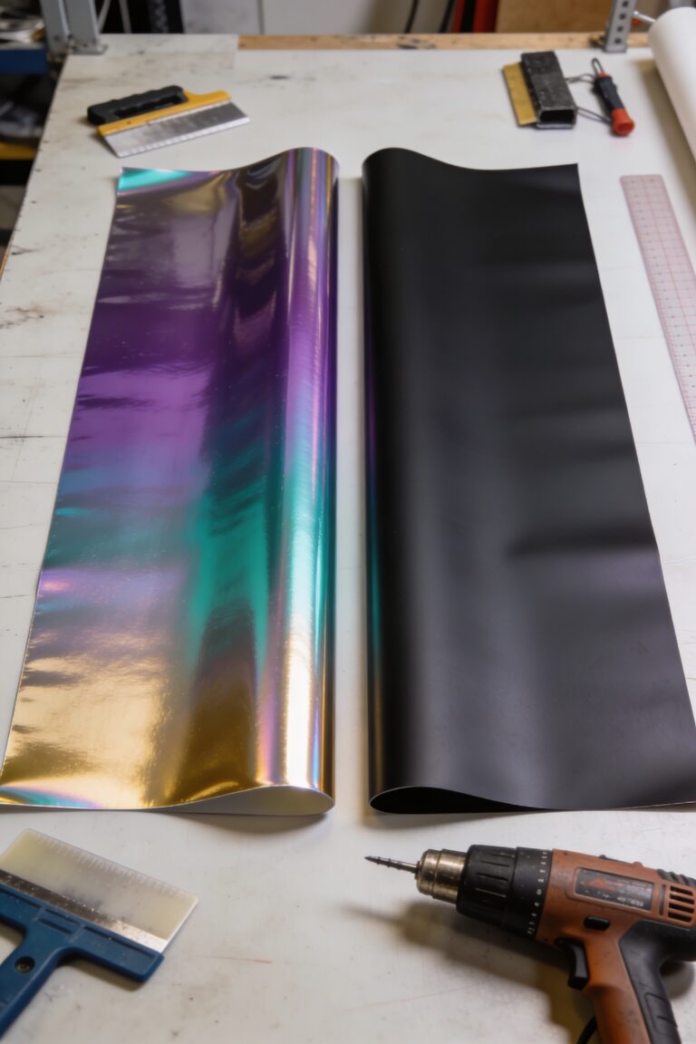 finish choice iridescent vs matte
