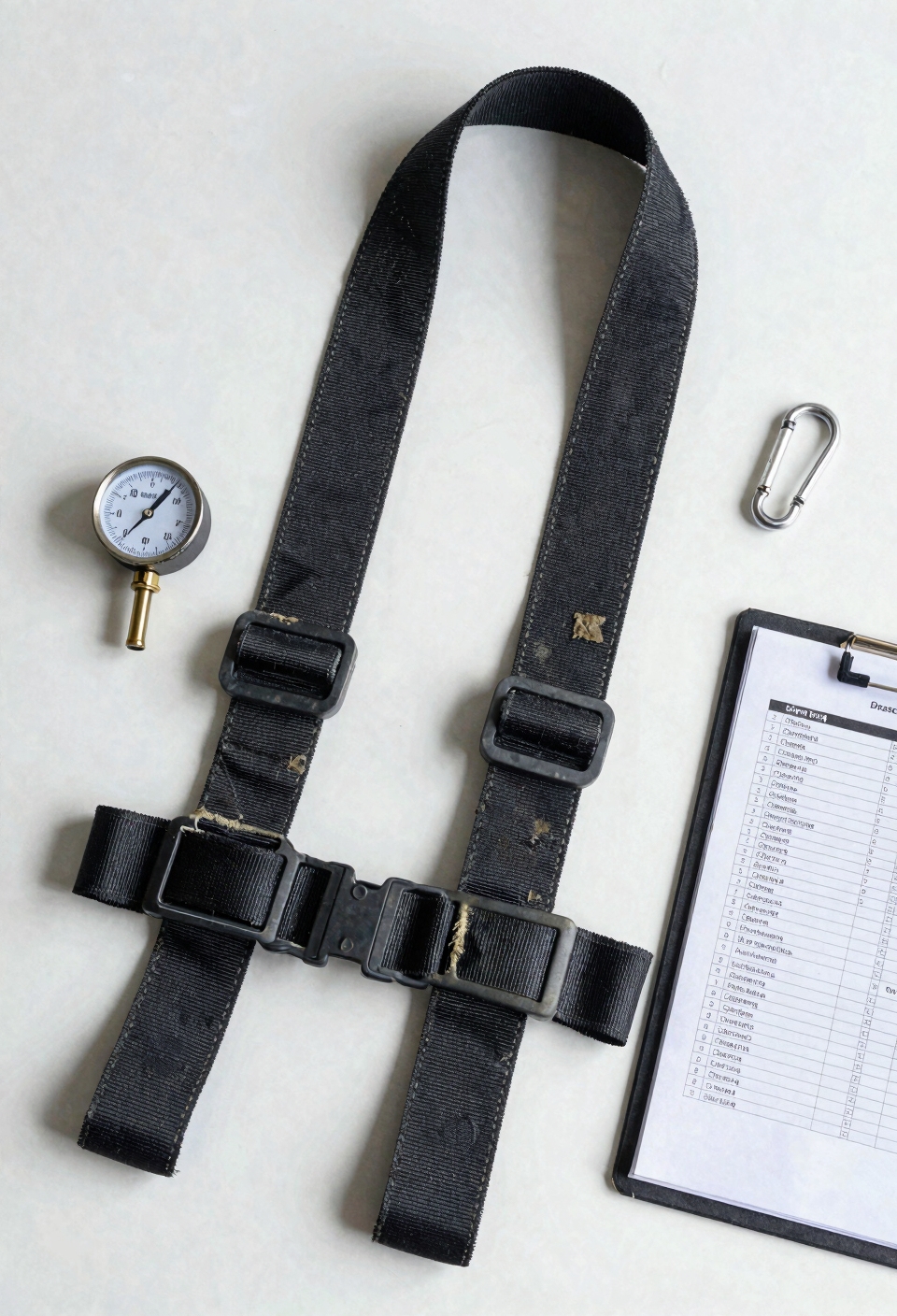 misused harness stitching and attachments
