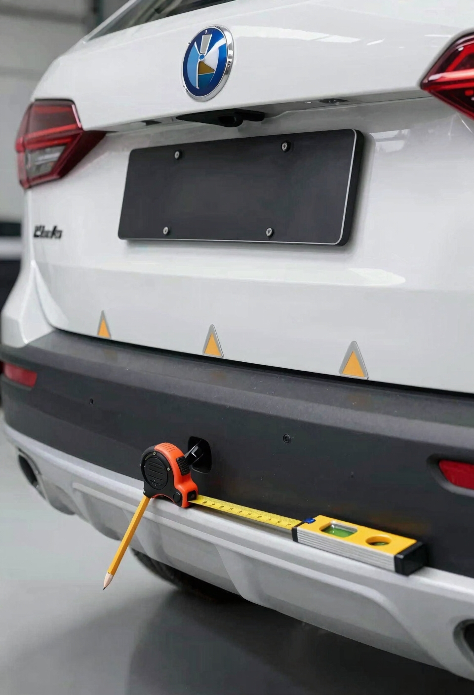 mount above license plate