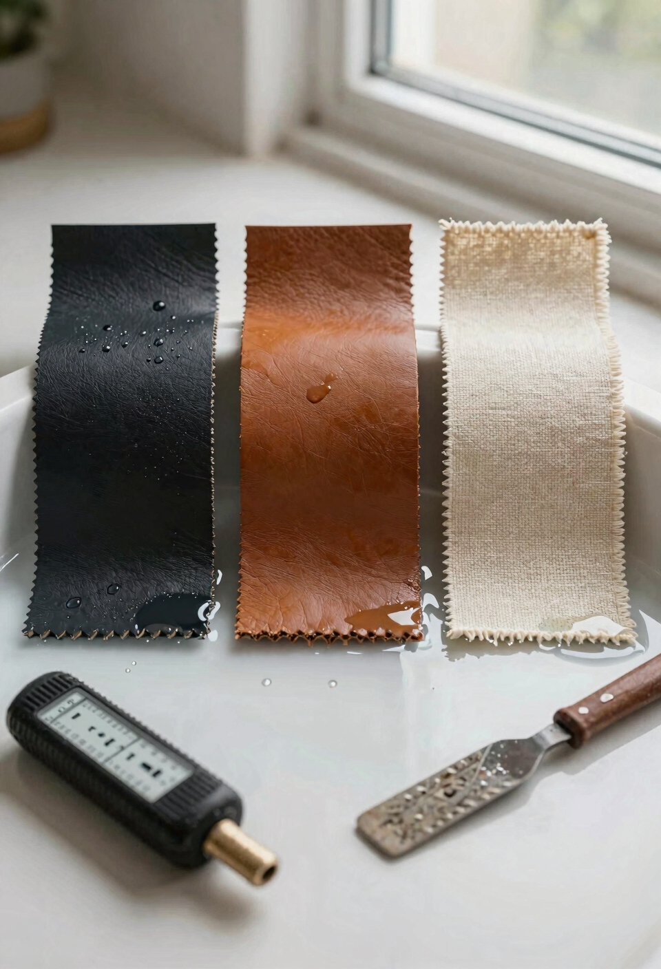 neoprene canvas leatherette comparison