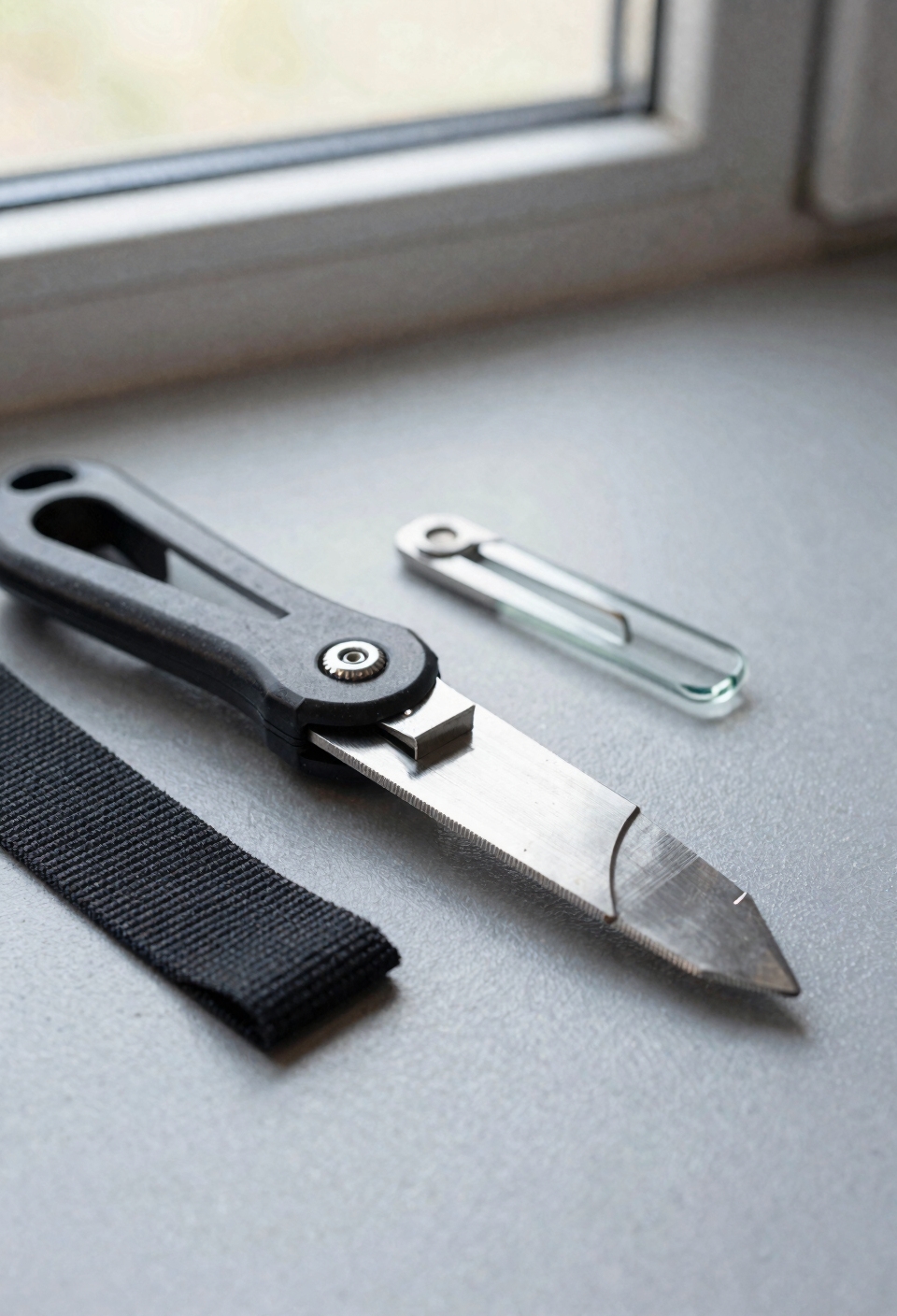 one handed sharp seatbelt cutter