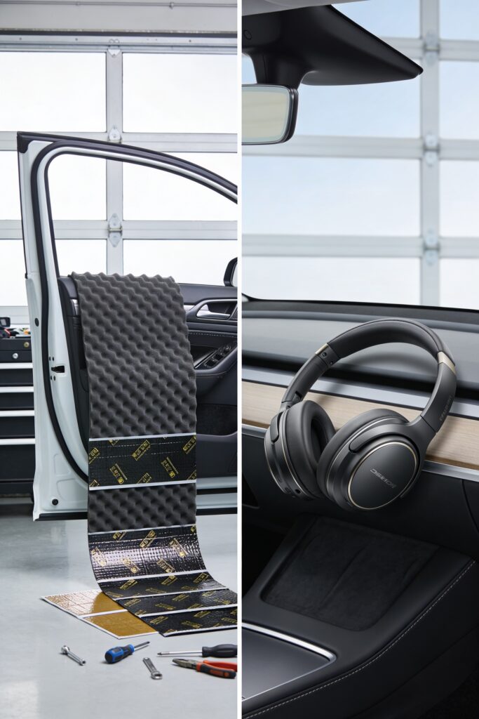 passive versus active noise control