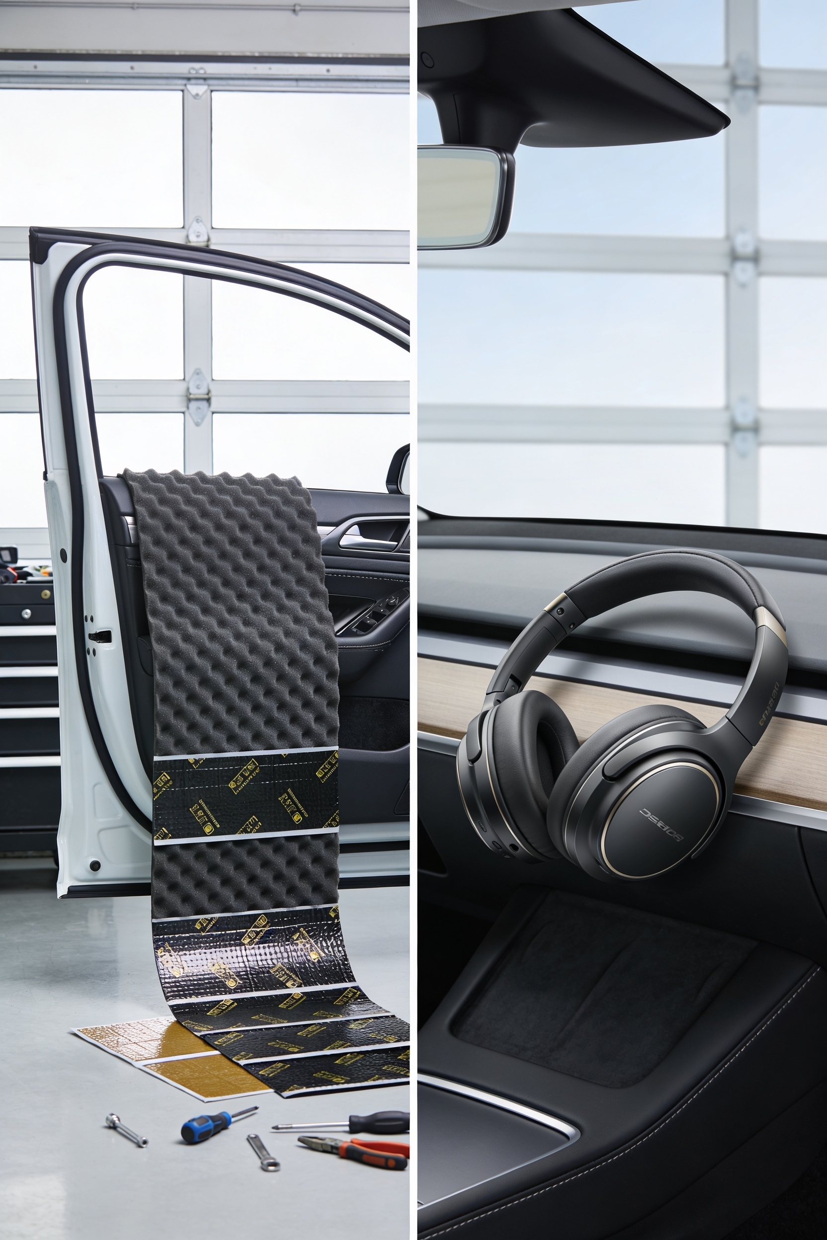 passive versus active noise control