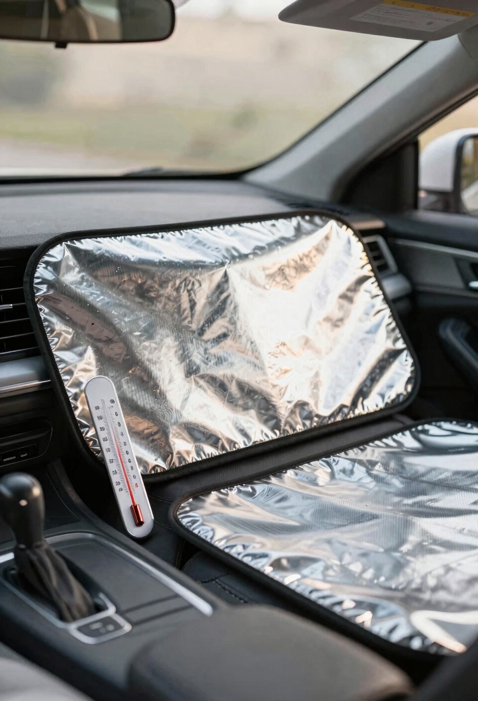 reflective shades block solar heat