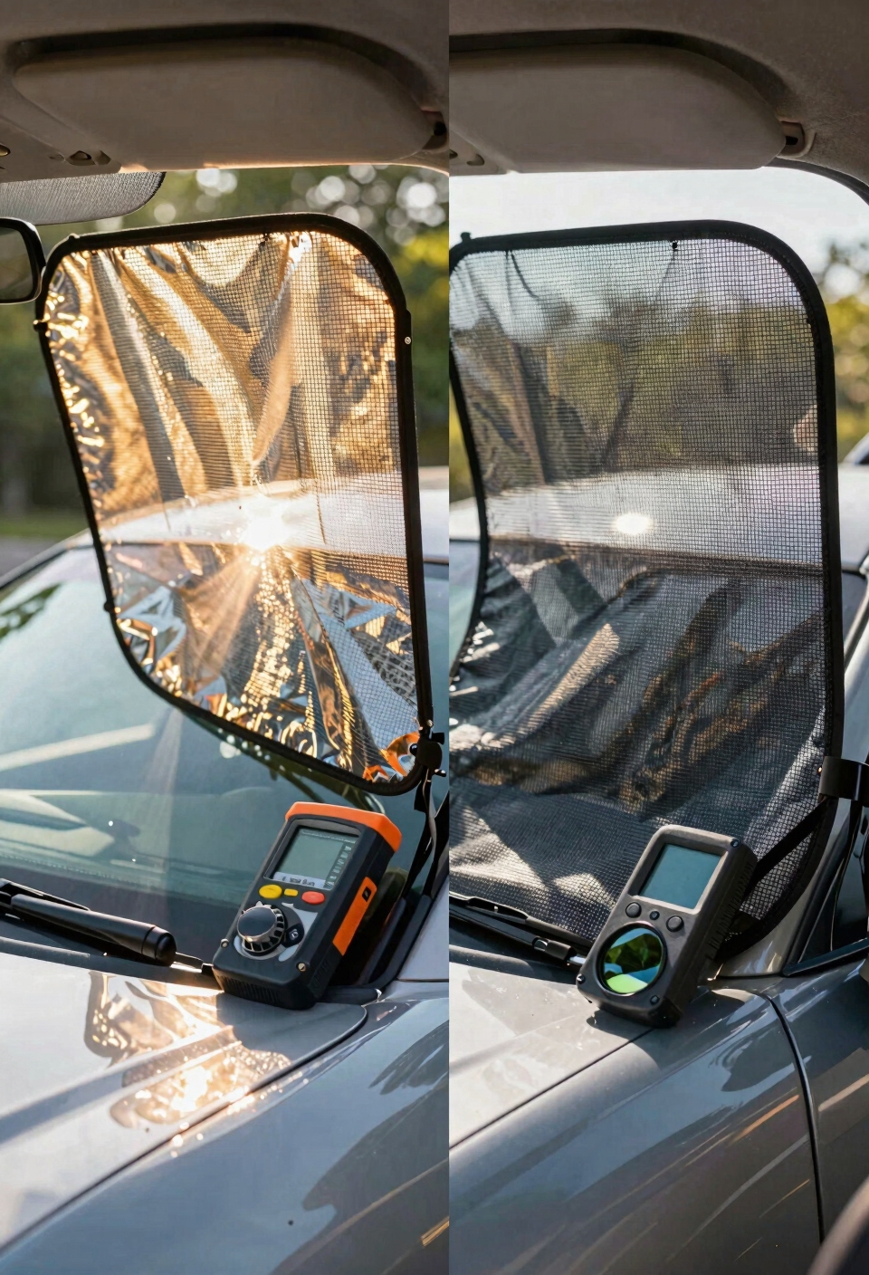 reflective shades block uv