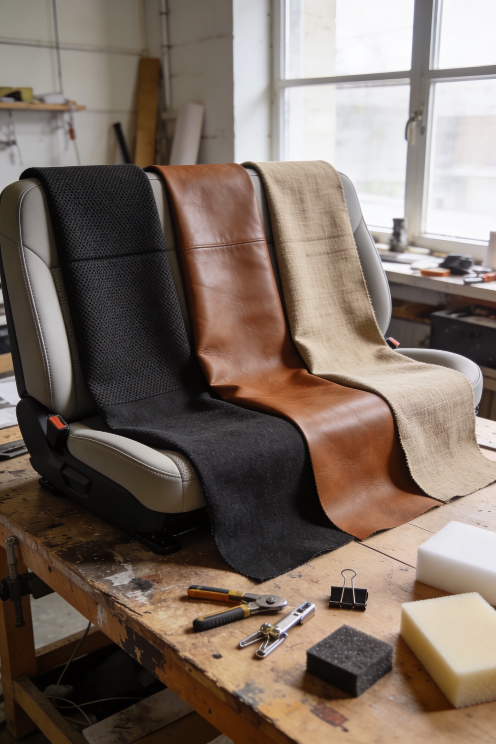 seat cover material comparison