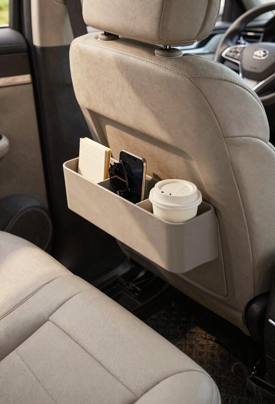 solo driver front seat command center
